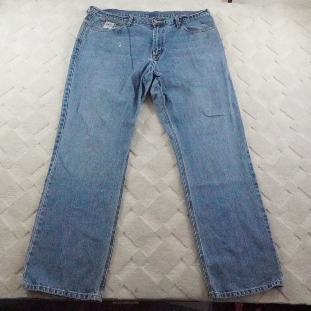 Cinch White Label Relaxed Fit Straight Leg Jean Mens 40x34 Medium Stonewash